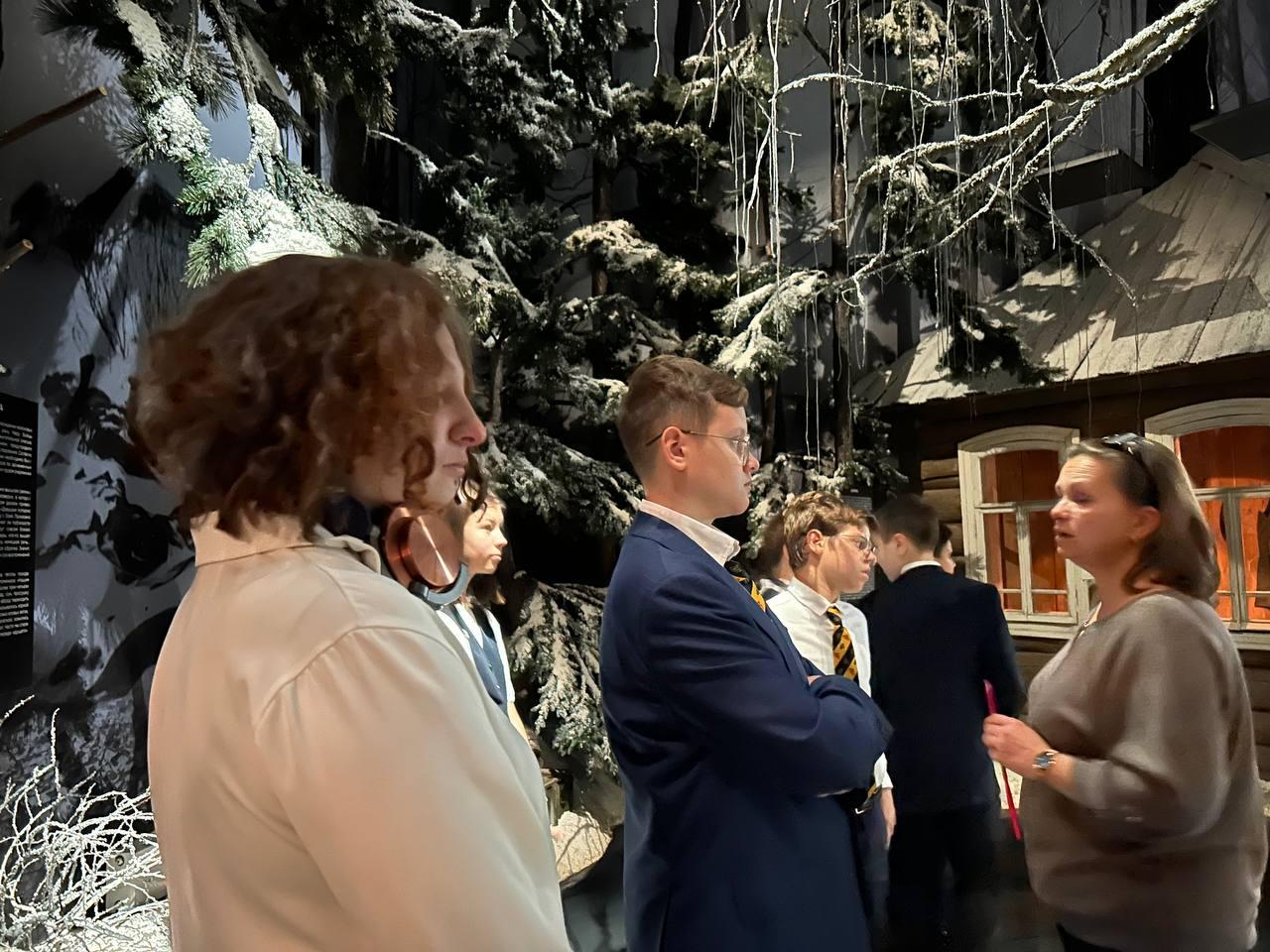 Гимназисты 7В класса побывали в Музейном комплексе памяти Героя Советского Союза Зои Космодемьянской