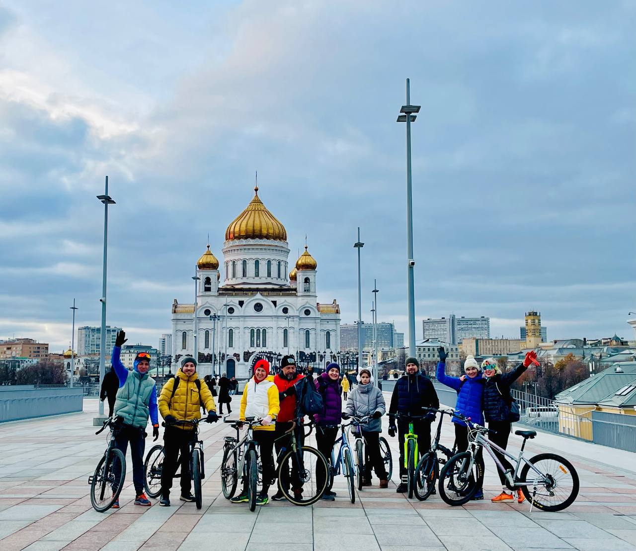 Велопрогулка по живописным местам столицы.